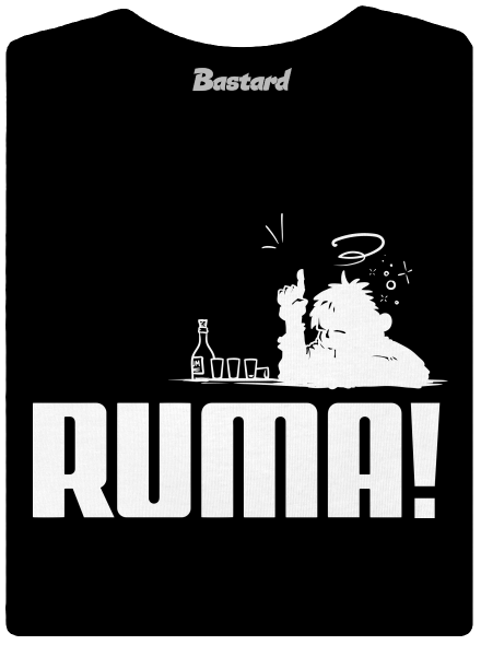 Ruma dámské tričko s lemem Black