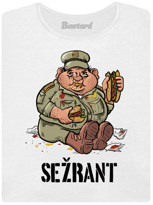 Sežrant dámské tričko s lemem White