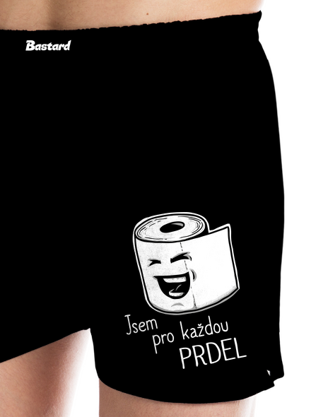 Prdel pánské trenky Black