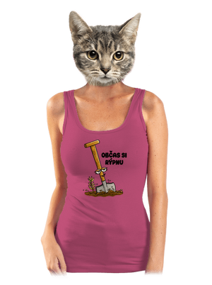 Občas si rýpnu dámské tílko klasické Magenta