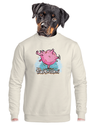 unisex mikina bez kapuce