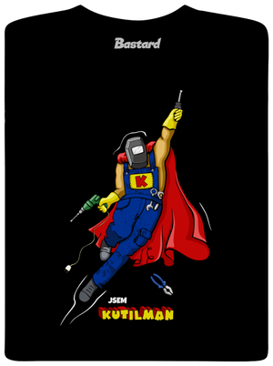 Kutilman pánské dlouhý rukáv Black