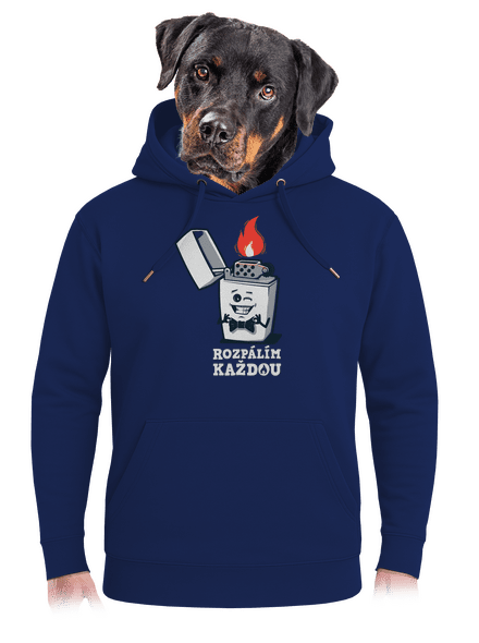 Rozpálím každou unisex mikina premium Navy