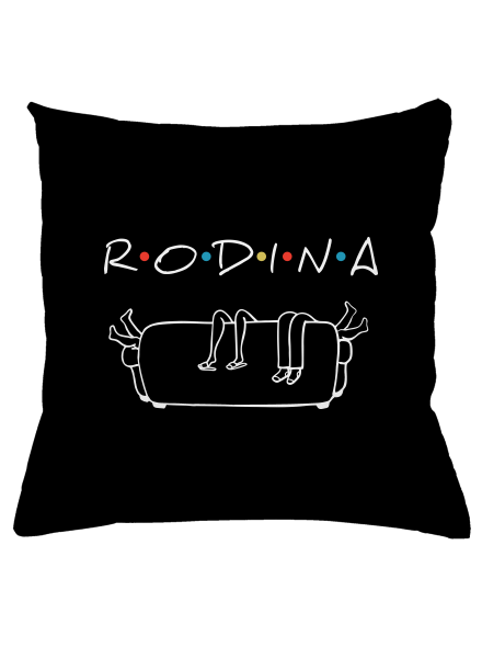 Rodina polštář Black