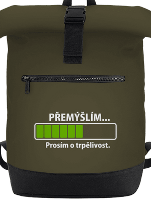 Přemýšlím batoh Military Green