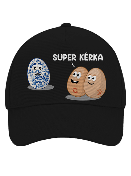 Super kérka kšiltovka baseballka Black