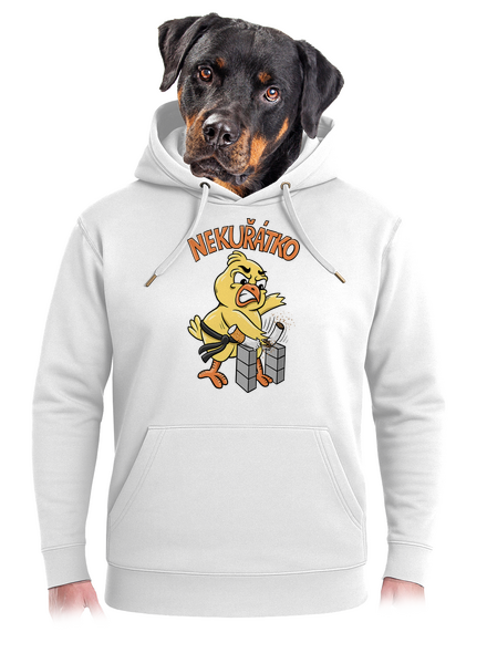 Nekuřátko unisex mikina premium Snowwhite