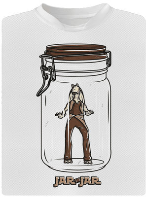 Jar in jar pánské sportovní tričko White