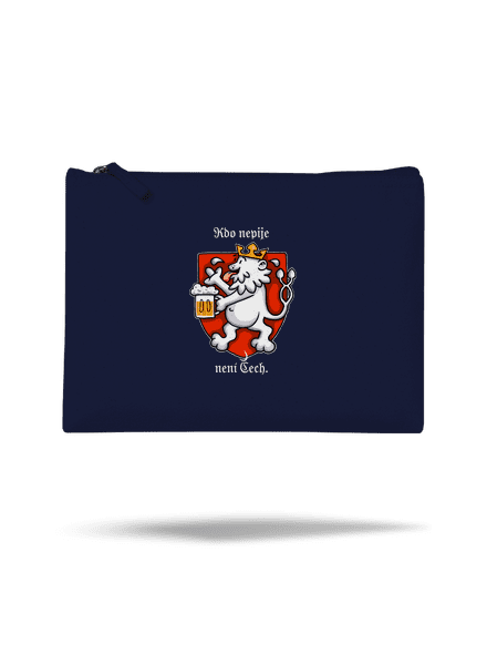 Kdo nepije, není Čech taštička French Navy