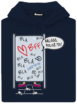 Obsazeno pánská mikina klokanka Navy