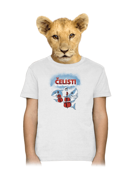 Čelisti dětské tričko White