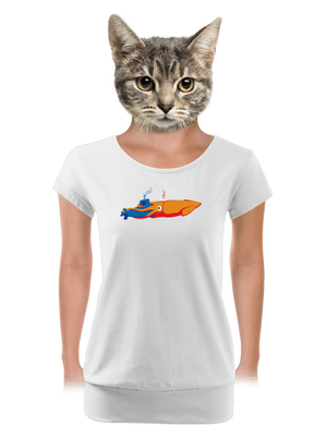 dámské tričko s lemem