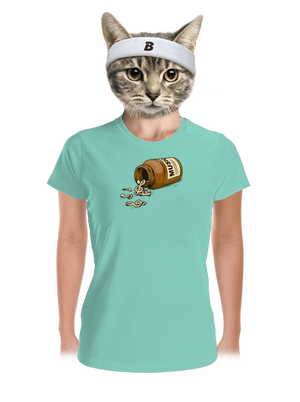 Music Pills dámské sportovní tričko Mint Mal