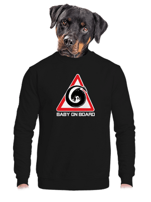 unisex mikina bez kapuce