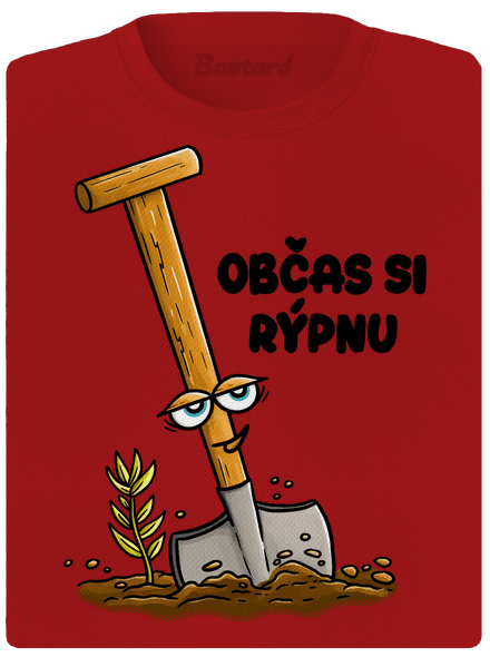 Občas si rýpnu dámské sportovní tričko Red Mal