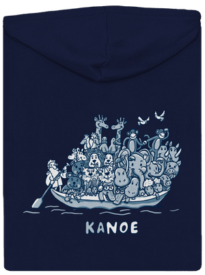 Noemova archa pánská mikina na zip Navy