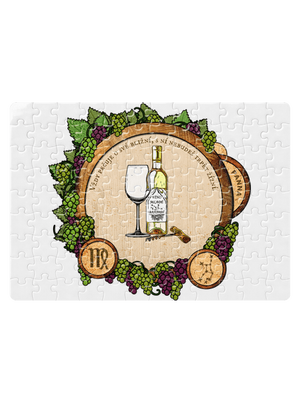 Vinný horoskop: Panna puzzle White