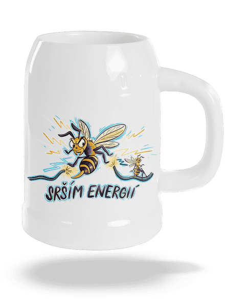 Srším energií půllitr White
