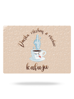 Všechno kafuju puzzle White