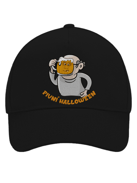 Pivní Halloween kšiltovka baseballka Black