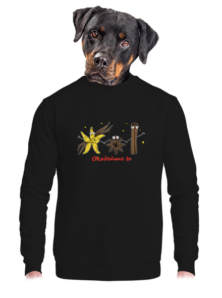 Okořeňme to unisex mikina bez kapuce Black