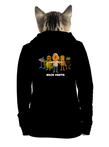 Brainrot parta pro holky dámská mikina na zip Black