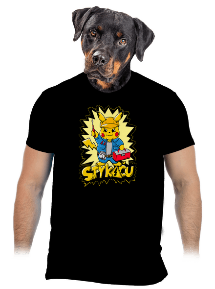 Stykaču pánské tričko Black