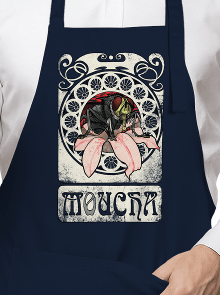 Moucha zástěra Navy