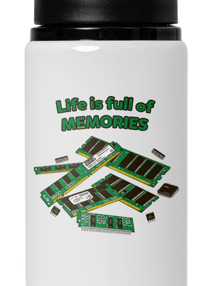 Uchováno v paměti lahev na vodu White