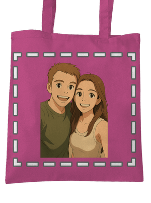 Ghibli efekt z vlastní fotky taška Fuchsia
