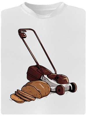 Sekačka s chlebem dětské sportovní tričko White