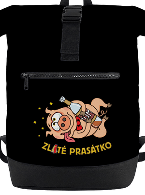 Zlité prasátko batoh Black
