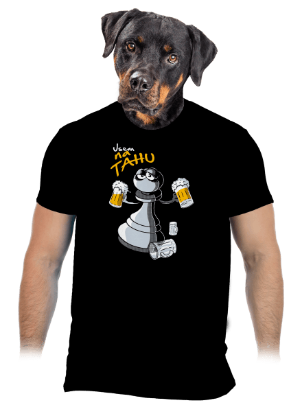 Na tahu pánské tričko Black