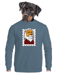 unisex mikina bez kapuce