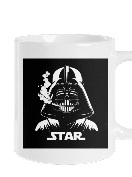 Darth Star klasický hrnek White