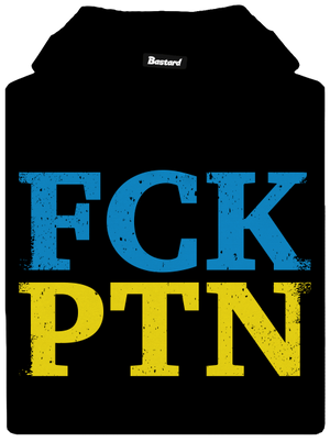 Ukrajina - FCK PTN pánská mikina klokanka Black