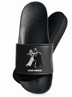 Star dance pantofle Black
