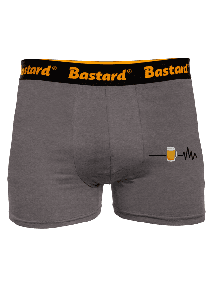 Beer help boxerky Gray Melange