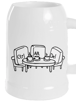 Nerozluční kamarádi půllitr White