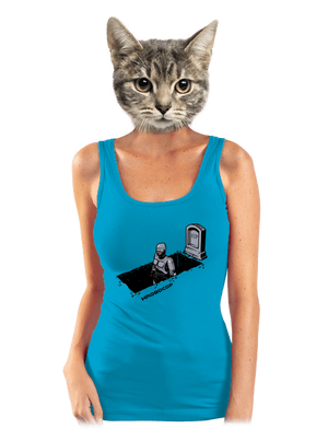 Hrobocop dámské tílko klasické Blue Atol