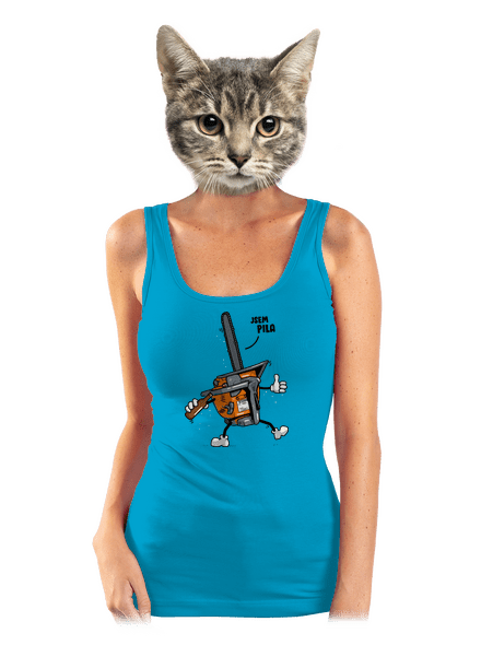 Jsem pila dámské tílko klasické Blue Atol