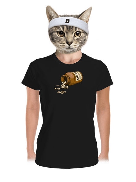 Music Pills dámské sportovní tričko Black