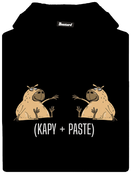 Kapy paste dětská mikina klokanka Black