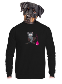 unisex mikina bez kapuce