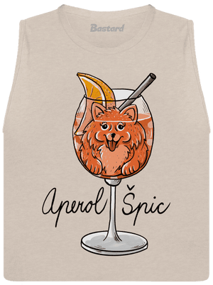 Aperol Špic dámské tílko volné Heather Peach