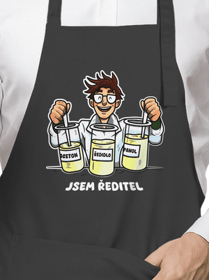 Jsem ředitel zástěra Dark Grey