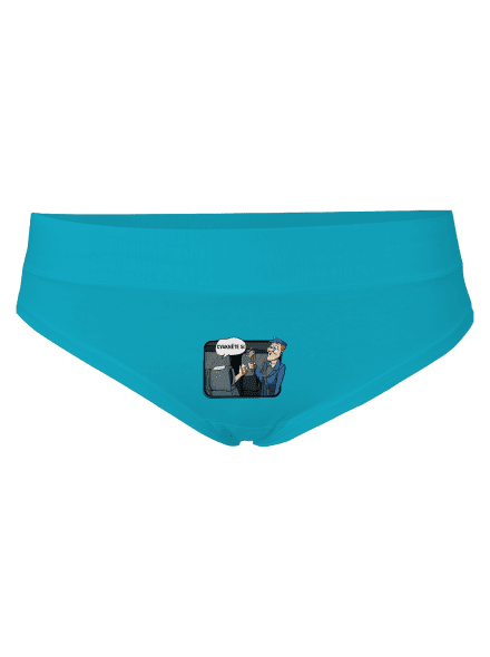 Cvakněte si dámské kalhotky Turquoise