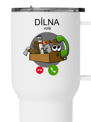 Dílna volá termohrnek White