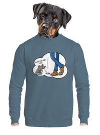 unisex mikina bez kapuce