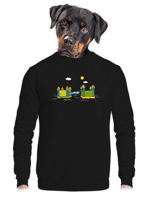 Bitva o hrad unisex mikina bez kapuce Black